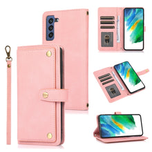 Load image into Gallery viewer, PU + TPU Horizontal Flip Leather Case with Holder &amp; Card Slot &amp; Wallet &amp; Lanyard, For Samsung Galaxy Note 10 Pro, For Samsung Galaxy Note20, For Samsung Galaxy S20 FE, For Samsung Galaxy S20+, For Samsung Galaxy S21 FE 5G, For Samsung Galaxy S21+ 5G   ...
