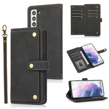 Load image into Gallery viewer, PU + TPU Horizontal Flip Leather Case with Holder &amp; Card Slot &amp; Wallet &amp; Lanyard, For Samsung Galaxy Note 10 Pro, For Samsung Galaxy Note20, For Samsung Galaxy S20 FE, For Samsung Galaxy S20+, For Samsung Galaxy S21 FE 5G, For Samsung Galaxy S21+ 5G   ...