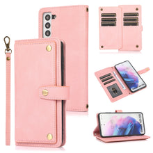 Load image into Gallery viewer, PU + TPU Horizontal Flip Leather Case with Holder &amp; Card Slot &amp; Wallet &amp; Lanyard, For Samsung Galaxy Note 10 Pro, For Samsung Galaxy Note20, For Samsung Galaxy S20 FE, For Samsung Galaxy S20+, For Samsung Galaxy S21 FE 5G, For Samsung Galaxy S21+ 5G   ...