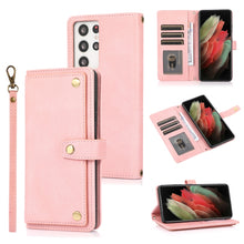 Load image into Gallery viewer, PU + TPU Horizontal Flip Leather Case with Holder &amp; Card Slot &amp; Wallet &amp; Lanyard, For Samsung Galaxy Note 10 Pro, For Samsung Galaxy Note20, For Samsung Galaxy S20 FE, For Samsung Galaxy S20+, For Samsung Galaxy S21 FE 5G, For Samsung Galaxy S21+ 5G   ...