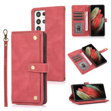 Load image into Gallery viewer, PU + TPU Horizontal Flip Leather Case with Holder &amp; Card Slot &amp; Wallet &amp; Lanyard, For Samsung Galaxy Note 10 Pro, For Samsung Galaxy Note20, For Samsung Galaxy S20 FE, For Samsung Galaxy S20+, For Samsung Galaxy S21 FE 5G, For Samsung Galaxy S21+ 5G   ...
