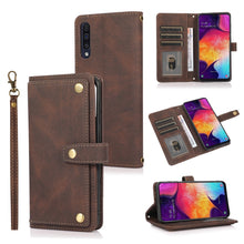 Load image into Gallery viewer, PU + TPU Horizontal Flip Leather Case with Holder &amp; Card Slot &amp; Wallet &amp; Lanyard, For Samsung Galaxy A50 / A30s / A50s, For Samsung Galaxy S8, For Samsung Galaxy S9, For Samsung Galaxy S9+
