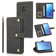 Load image into Gallery viewer, PU + TPU Horizontal Flip Leather Case with Holder &amp; Card Slot &amp; Wallet &amp; Lanyard, For Samsung Galaxy A50 / A30s / A50s, For Samsung Galaxy S8, For Samsung Galaxy S9, For Samsung Galaxy S9+