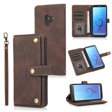 Load image into Gallery viewer, PU + TPU Horizontal Flip Leather Case with Holder &amp; Card Slot &amp; Wallet &amp; Lanyard, For Samsung Galaxy A50 / A30s / A50s, For Samsung Galaxy S8, For Samsung Galaxy S9, For Samsung Galaxy S9+
