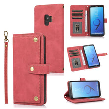 Load image into Gallery viewer, PU + TPU Horizontal Flip Leather Case with Holder &amp; Card Slot &amp; Wallet &amp; Lanyard, For Samsung Galaxy A50 / A30s / A50s, For Samsung Galaxy S8, For Samsung Galaxy S9, For Samsung Galaxy S9+