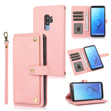Load image into Gallery viewer, PU + TPU Horizontal Flip Leather Case with Holder &amp; Card Slot &amp; Wallet &amp; Lanyard, For Samsung Galaxy A50 / A30s / A50s, For Samsung Galaxy S8, For Samsung Galaxy S9, For Samsung Galaxy S9+