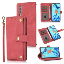 Load image into Gallery viewer, PU + TPU Horizontal Flip Leather Case with Holder &amp; Card Slot &amp; Wallet &amp; Lanyard, For Huawei P20 Lite, For Huawei P30, For Xiaomi Mi 11 Pro, For Xiaomi Redmi K40