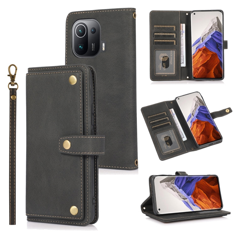 PU + TPU Horizontal Flip Leather Case with Holder & Card Slot & Wallet & Lanyard, For Huawei P20 Lite, For Huawei P30, For Xiaomi Mi 11 Pro, For Xiaomi Redmi K40