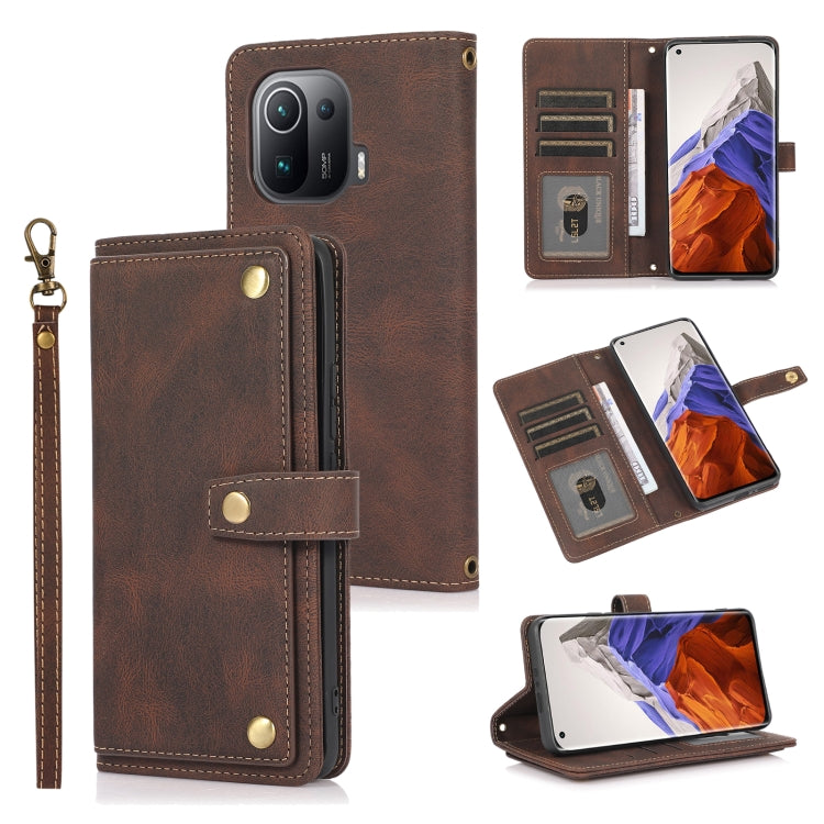 PU + TPU Horizontal Flip Leather Case with Holder & Card Slot & Wallet & Lanyard, For Huawei P20 Lite, For Huawei P30, For Xiaomi Mi 11 Pro, For Xiaomi Redmi K40