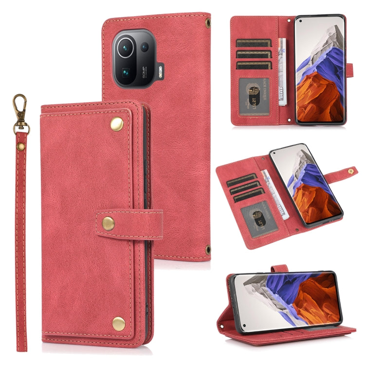 PU + TPU Horizontal Flip Leather Case with Holder & Card Slot & Wallet & Lanyard, For Huawei P20 Lite, For Huawei P30, For Xiaomi Mi 11 Pro, For Xiaomi Redmi K40