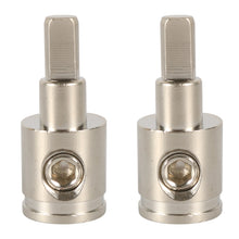 Load image into Gallery viewer, A5679 2 PCS Car Large Size Nickel-plated Brass 0GA to 4GA Audio Terminal Block, A5679