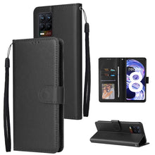 Load image into Gallery viewer, Multifunctional Horizontal Flip Leather Case, with Three Card Slot &amp; Holder &amp; Double Zip Wallett &amp; Photo Frame &amp; Lanyard, For OPPO A94 4G, For OPPO Realme 8 / 8 Pro 4G, For Xiaomi Redmi Note 10 5G
