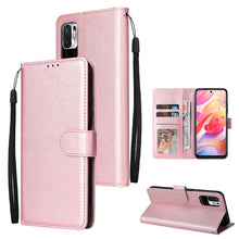 Load image into Gallery viewer, Multifunctional Horizontal Flip Leather Case, with Three Card Slot &amp; Holder &amp; Double Zip Wallett &amp; Photo Frame &amp; Lanyard, For OPPO A94 4G, For OPPO Realme 8 / 8 Pro 4G, For Xiaomi Redmi Note 10 5G