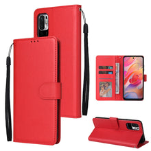 Load image into Gallery viewer, Multifunctional Horizontal Flip Leather Case, with Three Card Slot &amp; Holder &amp; Double Zip Wallett &amp; Photo Frame &amp; Lanyard, For OPPO A94 4G, For OPPO Realme 8 / 8 Pro 4G, For Xiaomi Redmi Note 10 5G