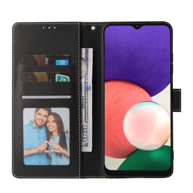 Marble Bronzing Stitching Horizontal Flip PU Leather Case with Holder & Card Slots & Wallet & Photo Frame, For Samsung Galaxy A22 5G, For Samsung Galaxy S21 FE 5G