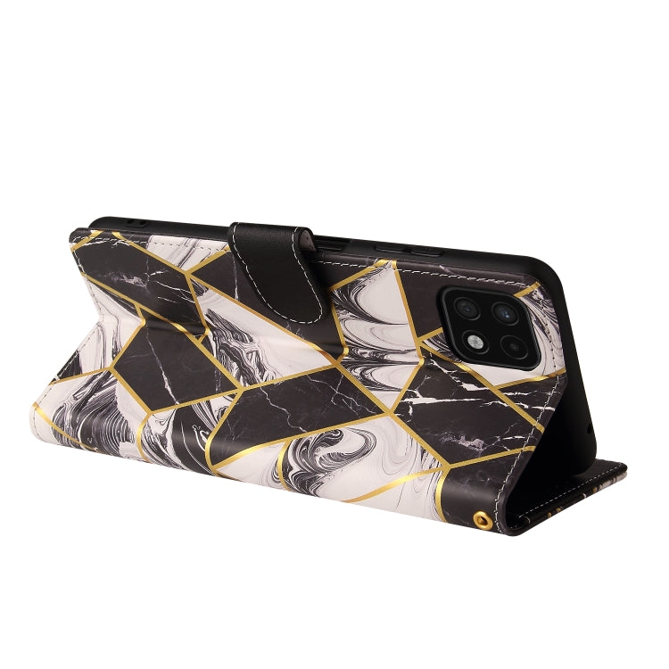 Marble Bronzing Stitching Horizontal Flip PU Leather Case with Holder & Card Slots & Wallet & Photo Frame, For Samsung Galaxy A22 5G, For Samsung Galaxy S21 FE 5G