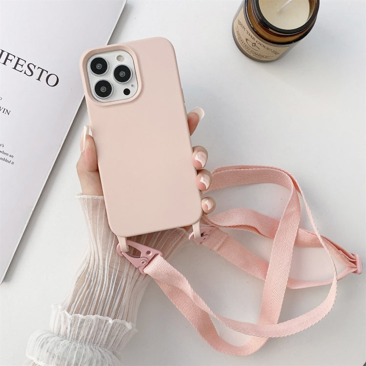 Elastic Silicone Protective Case with Wide Neck Lanyard, For iPhone 13, For iPhone 13 Pro, For iPhone 13 Pro Max, For iPhone 12 / 12 Pro, For iPhone 11, For iPhone 11 Pro, For iPhone 13 mini, For iPhone 12 Pro Max