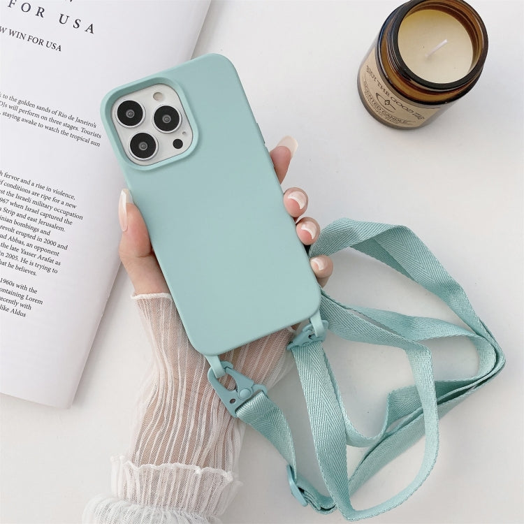 Elastic Silicone Protective Case with Wide Neck Lanyard, For iPhone 13, For iPhone 13 Pro, For iPhone 13 Pro Max, For iPhone 12 / 12 Pro, For iPhone 11, For iPhone 11 Pro, For iPhone 13 mini, For iPhone 12 Pro Max, For iPhone 11 Pro Max
