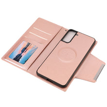Load image into Gallery viewer, Ultra-thin Separable Magnetic Horizontal Flip Leather Case with Card Slot &amp; Wallet, For Samsung Galaxy S21 5G, For Samsung Galaxy S21+ 5G, For Samsung Galaxy S21 Ultra 5G, For Samsung Galaxy A52 5G / 4G, For Samsung Galaxy A72 5G / 4G                  ...