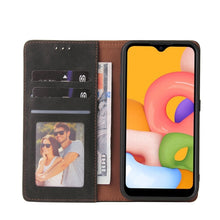 Load image into Gallery viewer, Simple Suction Closure Horizontal Flip Leather Case with Holder &amp; Card Slot &amp; Wallet, For Samsung Galaxy A01 EU Version, For Samsung Galaxy A02, For Samsung Galaxy A02s, For Samsung Galaxy A11 EU Version, For Samsung Galaxy A11 US Version              ...