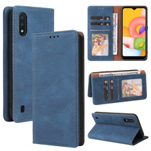 Load image into Gallery viewer, Simple Suction Closure Horizontal Flip Leather Case with Holder &amp; Card Slot &amp; Wallet, For Samsung Galaxy A01 EU Version, For Samsung Galaxy A02, For Samsung Galaxy A02s, For Samsung Galaxy A11 EU Version, For Samsung Galaxy A11 US Version              ...