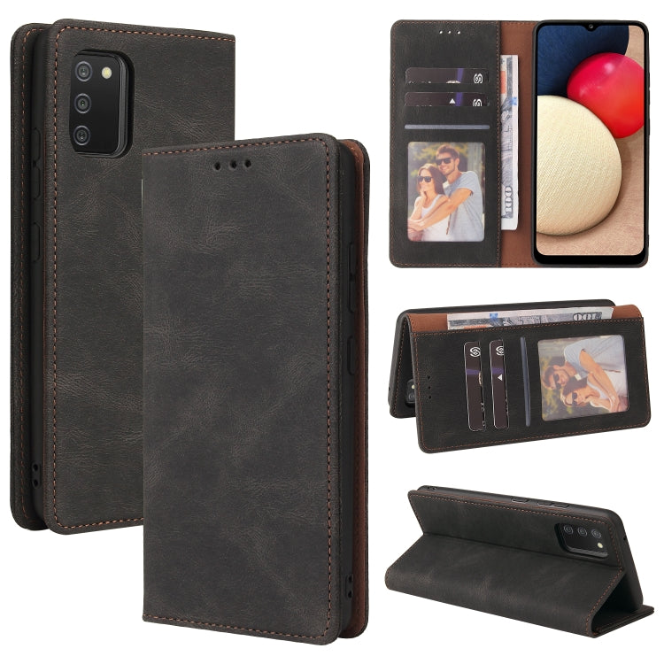 Simple Suction Closure Horizontal Flip Leather Case with Holder & Card Slot & Wallet, For Samsung Galaxy A01 EU Version, For Samsung Galaxy A02, For Samsung Galaxy A02s, For Samsung Galaxy A11 EU Version, For Samsung Galaxy A11 US Version              ...