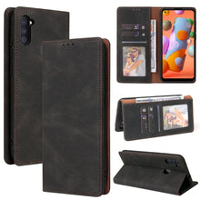 Load image into Gallery viewer, Simple Suction Closure Horizontal Flip Leather Case with Holder &amp; Card Slot &amp; Wallet, For Samsung Galaxy A01 EU Version, For Samsung Galaxy A02, For Samsung Galaxy A02s, For Samsung Galaxy A11 EU Version, For Samsung Galaxy A11 US Version              ...