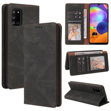 Load image into Gallery viewer, Simple Suction Closure Horizontal Flip Leather Case with Holder &amp; Card Slot &amp; Wallet, For Samsung Galaxy A01 EU Version, For Samsung Galaxy A02, For Samsung Galaxy A02s, For Samsung Galaxy A11 EU Version, For Samsung Galaxy A11 US Version              ...