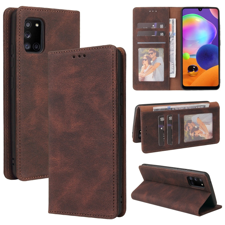 Simple Suction Closure Horizontal Flip Leather Case with Holder & Card Slot & Wallet, For Samsung Galaxy A01 EU Version, For Samsung Galaxy A02, For Samsung Galaxy A02s, For Samsung Galaxy A11 EU Version, For Samsung Galaxy A11 US Version              ...