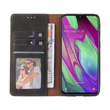 Load image into Gallery viewer, Simple Suction Closure Horizontal Flip Leather Case with Holder &amp; Card Slot &amp; Wallet, For Samsung Galaxy A40, For Samsung Galaxy A42 5G, For Samsung Galaxy A50, For Samsung Galaxy A51, For Samsung Galaxy A51 5G, For Samsung Galaxy A52 5G / 4G          ...