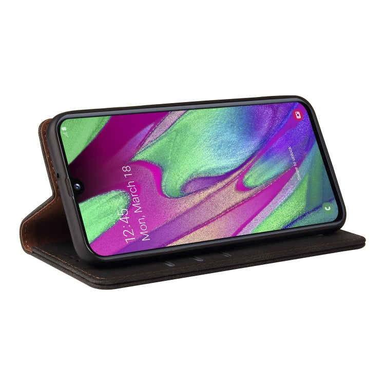 Simple Suction Closure Horizontal Flip Leather Case with Holder & Card Slot & Wallet, For Samsung Galaxy A40, For Samsung Galaxy A42 5G, For Samsung Galaxy A50, For Samsung Galaxy A51, For Samsung Galaxy A51 5G, For Samsung Galaxy A52 5G / 4G          ...