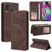 Load image into Gallery viewer, Simple Suction Closure Horizontal Flip Leather Case with Holder &amp; Card Slot &amp; Wallet, For Samsung Galaxy A40, For Samsung Galaxy A42 5G, For Samsung Galaxy A50, For Samsung Galaxy A51, For Samsung Galaxy A51 5G, For Samsung Galaxy A52 5G / 4G          ...