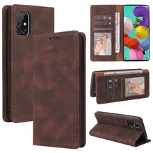 Load image into Gallery viewer, Simple Suction Closure Horizontal Flip Leather Case with Holder &amp; Card Slot &amp; Wallet, For Samsung Galaxy A40, For Samsung Galaxy A42 5G, For Samsung Galaxy A50, For Samsung Galaxy A51, For Samsung Galaxy A51 5G, For Samsung Galaxy A52 5G / 4G          ...