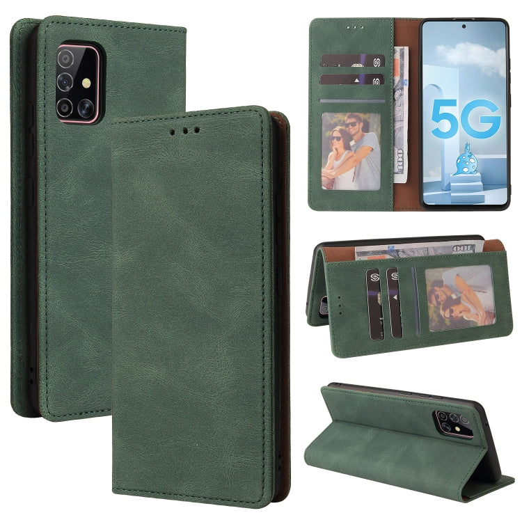 Simple Suction Closure Horizontal Flip Leather Case with Holder & Card Slot & Wallet, For Samsung Galaxy A40, For Samsung Galaxy A42 5G, For Samsung Galaxy A50, For Samsung Galaxy A51, For Samsung Galaxy A51 5G, For Samsung Galaxy A52 5G / 4G          ...