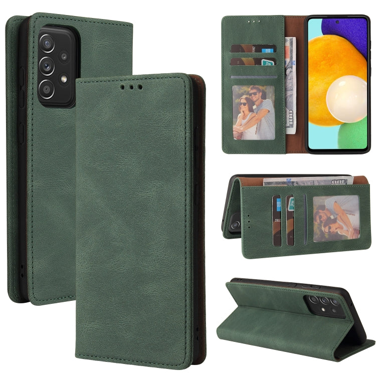 Simple Suction Closure Horizontal Flip Leather Case with Holder & Card Slot & Wallet, For Samsung Galaxy A40, For Samsung Galaxy A42 5G, For Samsung Galaxy A50, For Samsung Galaxy A51, For Samsung Galaxy A51 5G, For Samsung Galaxy A52 5G / 4G          ...