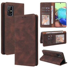 Load image into Gallery viewer, Simple Suction Closure Horizontal Flip Leather Case with Holder &amp; Card Slot &amp; Wallet, For Samsung Galaxy A40, For Samsung Galaxy A42 5G, For Samsung Galaxy A50, For Samsung Galaxy A51, For Samsung Galaxy A51 5G, For Samsung Galaxy A52 5G / 4G          ...