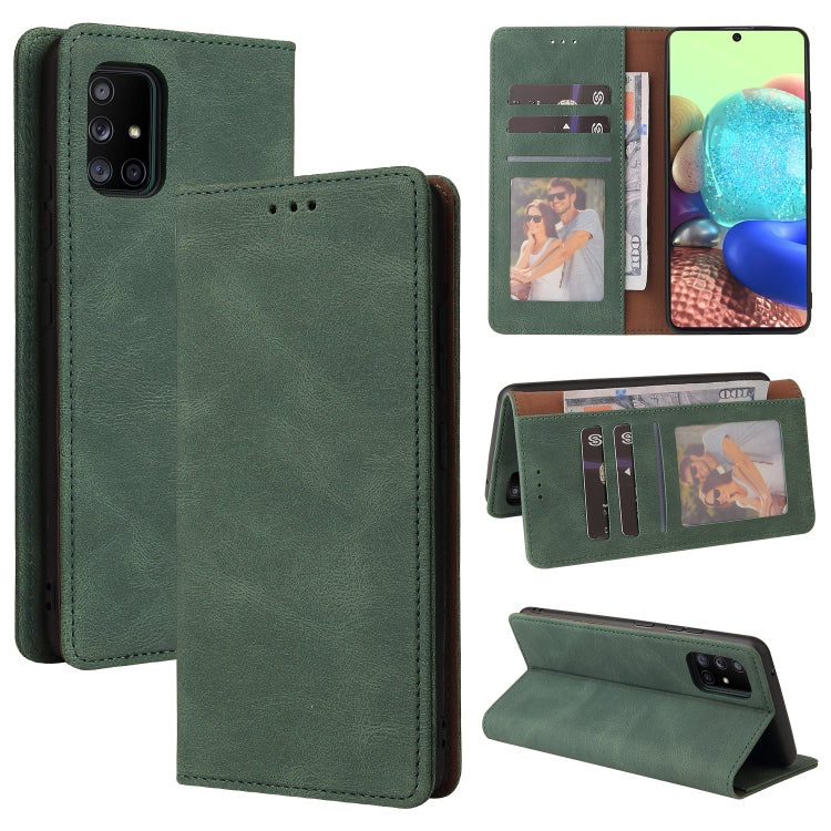 Simple Suction Closure Horizontal Flip Leather Case with Holder & Card Slot & Wallet, For Samsung Galaxy A40, For Samsung Galaxy A42 5G, For Samsung Galaxy A50, For Samsung Galaxy A51, For Samsung Galaxy A51 5G, For Samsung Galaxy A52 5G / 4G          ...