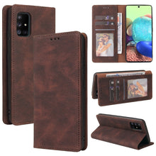 Load image into Gallery viewer, Simple Suction Closure Horizontal Flip Leather Case with Holder &amp; Card Slot &amp; Wallet, For Samsung Galaxy A40, For Samsung Galaxy A42 5G, For Samsung Galaxy A50, For Samsung Galaxy A51, For Samsung Galaxy A51 5G, For Samsung Galaxy A52 5G / 4G          ...