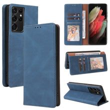 Load image into Gallery viewer, Simple Suction Closure Horizontal Flip Leather Case with Holder &amp; Card Slot &amp; Wallet, For Samsung Galaxy Note10, For Samsung Galaxy Note20 Ultra, For Samsung Galaxy S20 Ultra, For Samsung Galaxy S21 5G, For Samsung Galaxy S21 FE 5G                     ...