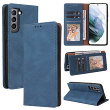 Load image into Gallery viewer, Simple Suction Closure Horizontal Flip Leather Case with Holder &amp; Card Slot &amp; Wallet, For Samsung Galaxy Note10, For Samsung Galaxy Note20 Ultra, For Samsung Galaxy S20 Ultra, For Samsung Galaxy S21 5G, For Samsung Galaxy S21 FE 5G                     ...