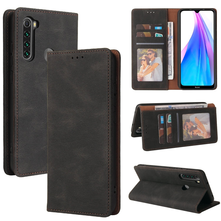 Simple Suction Closure Horizontal Flip Leather Case with Holder & Card Slot & Wallet, For Xiaomi Redmi Note 8T, For Xiaomi Redmi Note 9 / 10X 4G, For Xiaomi Redmi Note 8, For Xiaomi Redmi Note 8 Pro, For Xiaomi Redmi Note 10, For Xiaomi Redmi Note 10 P...
