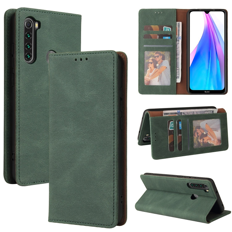 Simple Suction Closure Horizontal Flip Leather Case with Holder & Card Slot & Wallet, For Xiaomi Redmi Note 8T, For Xiaomi Redmi Note 9 / 10X 4G, For Xiaomi Redmi Note 8, For Xiaomi Redmi Note 8 Pro, For Xiaomi Redmi Note 10, For Xiaomi Redmi Note 10 P...