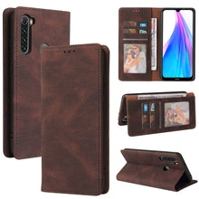 Load image into Gallery viewer, Simple Suction Closure Horizontal Flip Leather Case with Holder &amp; Card Slot &amp; Wallet, For Xiaomi Redmi Note 8T, For Xiaomi Redmi Note 9 / 10X 4G, For Xiaomi Redmi Note 8, For Xiaomi Redmi Note 8 Pro, For Xiaomi Redmi Note 10, For Xiaomi Redmi Note 10 P...