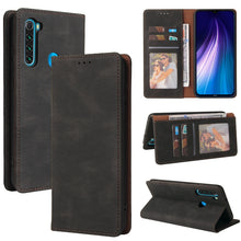 Load image into Gallery viewer, Simple Suction Closure Horizontal Flip Leather Case with Holder &amp; Card Slot &amp; Wallet, For Xiaomi Redmi Note 8T, For Xiaomi Redmi Note 9 / 10X 4G, For Xiaomi Redmi Note 8, For Xiaomi Redmi Note 8 Pro, For Xiaomi Redmi Note 10, For Xiaomi Redmi Note 10 P...