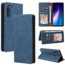Load image into Gallery viewer, Simple Suction Closure Horizontal Flip Leather Case with Holder &amp; Card Slot &amp; Wallet, For Xiaomi Redmi Note 8T, For Xiaomi Redmi Note 9 / 10X 4G, For Xiaomi Redmi Note 8, For Xiaomi Redmi Note 8 Pro, For Xiaomi Redmi Note 10, For Xiaomi Redmi Note 10 P...