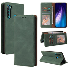 Load image into Gallery viewer, Simple Suction Closure Horizontal Flip Leather Case with Holder &amp; Card Slot &amp; Wallet, For Xiaomi Redmi Note 8T, For Xiaomi Redmi Note 9 / 10X 4G, For Xiaomi Redmi Note 8, For Xiaomi Redmi Note 8 Pro, For Xiaomi Redmi Note 10, For Xiaomi Redmi Note 10 P...