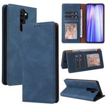 Load image into Gallery viewer, Simple Suction Closure Horizontal Flip Leather Case with Holder &amp; Card Slot &amp; Wallet, For Xiaomi Redmi Note 8T, For Xiaomi Redmi Note 9 / 10X 4G, For Xiaomi Redmi Note 8, For Xiaomi Redmi Note 8 Pro, For Xiaomi Redmi Note 10, For Xiaomi Redmi Note 10 P...