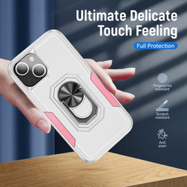 Pioneer Armor Heavy Duty PC + TPU Shockproof Case with Holder, For iPhone 13 mini, For iPhone 13, For iPhone 13 Pro, For iPhone 13 Pro Max, For iPhone 12 mini, For iPhone 12 / 12 Pro, For iPhone 12 Pro Max, For iPhone 11