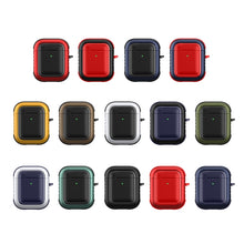Load image into Gallery viewer, Wireless Earphones Shockproof TPU + PC Protective Case with Carabiner, For AirPods 1 / 2, For AirPods Pro