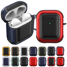 Load image into Gallery viewer, Wireless Earphones Shockproof TPU + PC Protective Case with Carabiner, For AirPods 1 / 2, For AirPods Pro